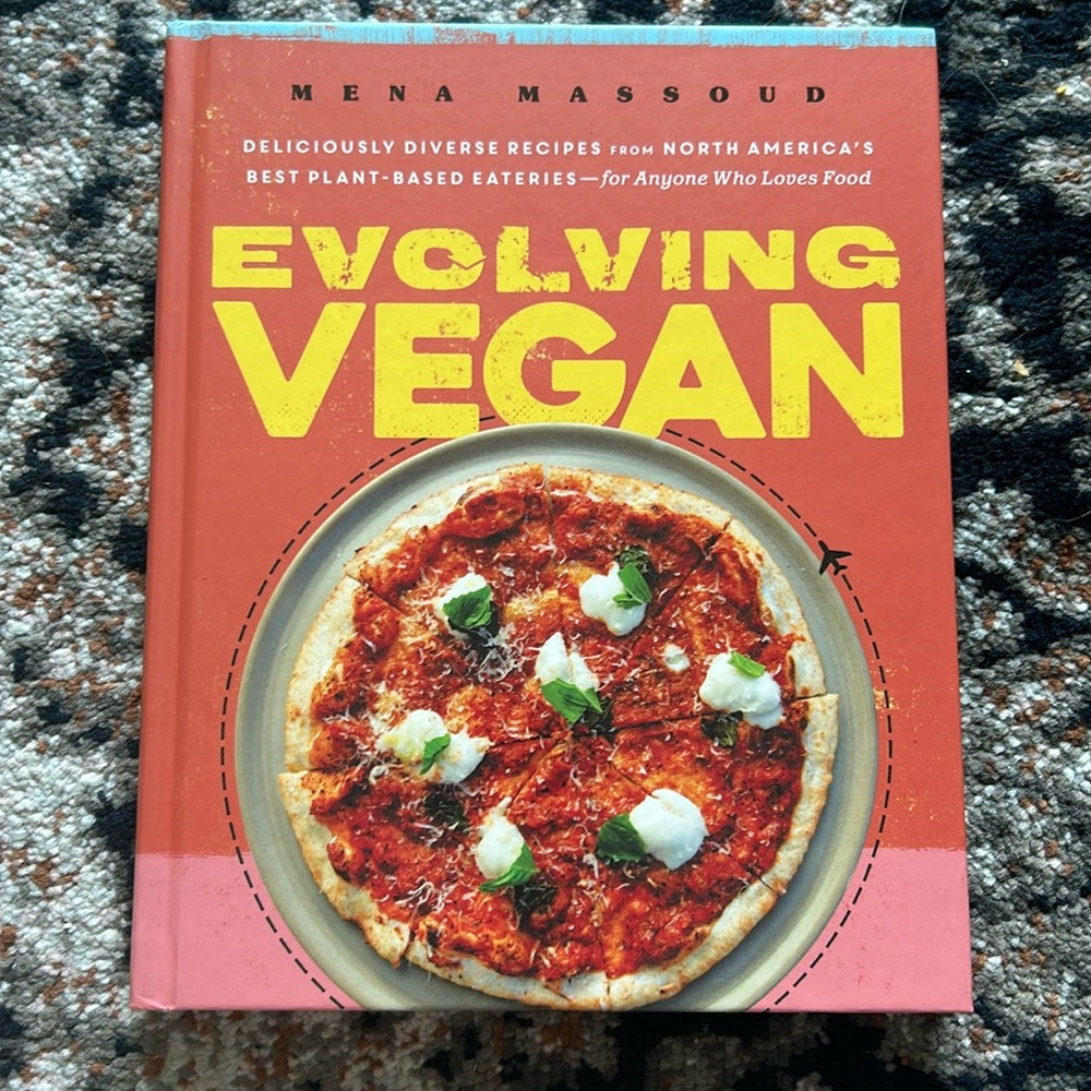 Evolving Vegan by Mena Massoud (Includes signed post card)